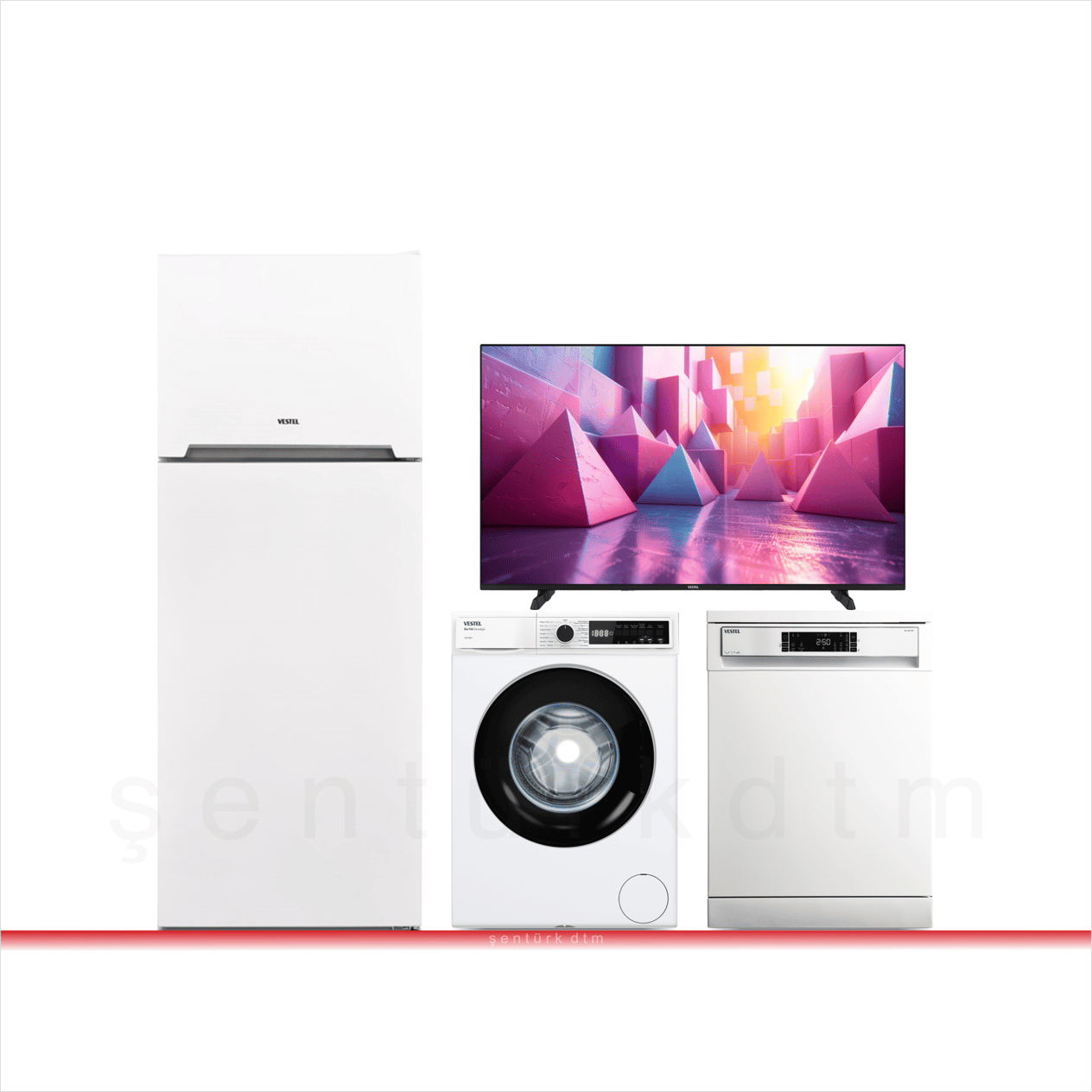 Vestel Beyaz Eşya Çeyiz Seti (NF52111 + 50UA9740 + BM 4212 + CMI 96301)
