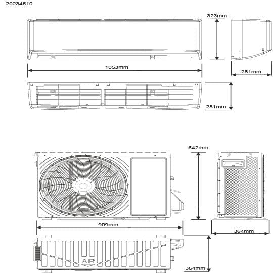 Vestel Flora Doğa Inverter 182 18000 BTU Wifi Klima