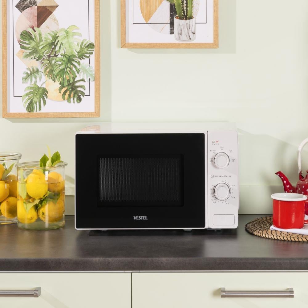 Vestel MD 20 YMB Beyaz 20 Lt Mikrodalga Fırın