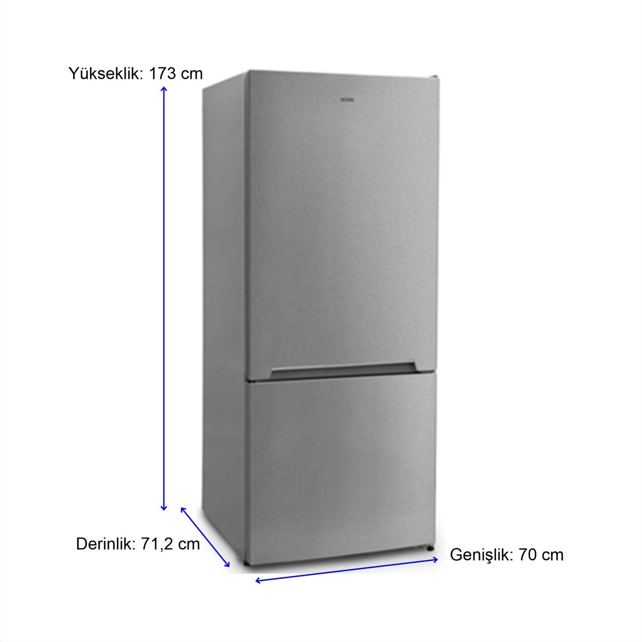 Vestel NFK48001 X 427 Lt No-Frost Buzdolabı