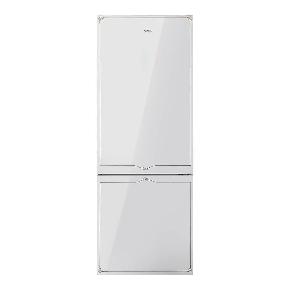 Vestel NFK54001 CRB ION Rustik Beyaz No-Frost Buzdolabı
