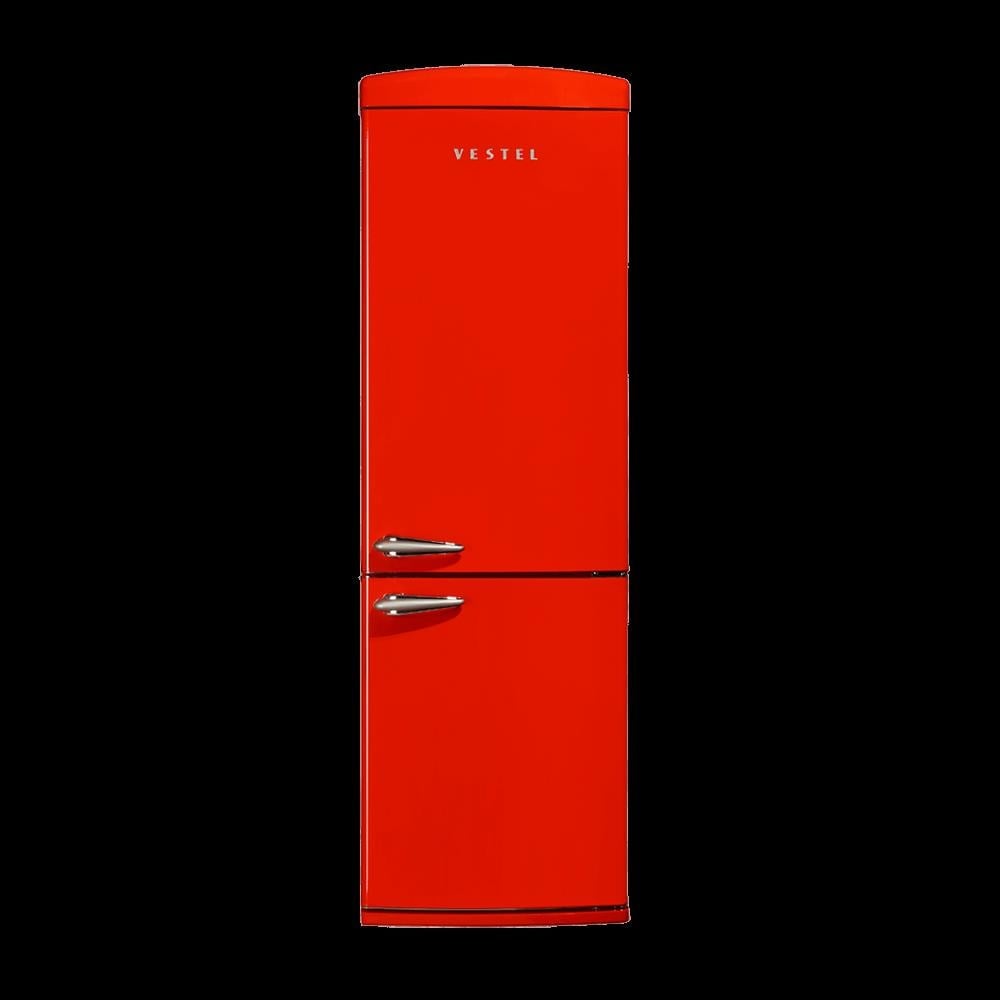 Vestel Retro NFK37201 Buzdolabı Kırmızı