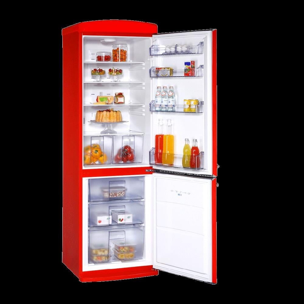 Vestel Retro NFK37201 Buzdolabı Kırmızı