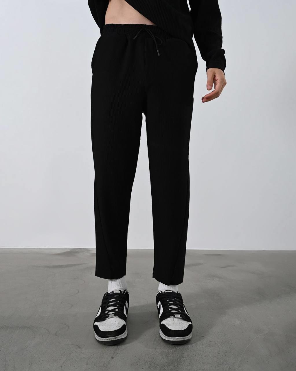 Bilek Boy Fitilli Bel Lastikli Full Likralı Jogger