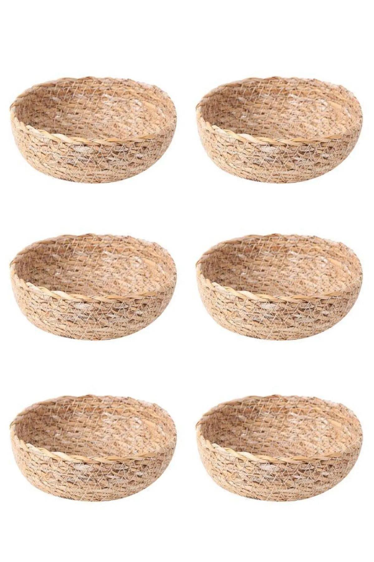 Hasır Çerezlik 6 Adet  10 CM