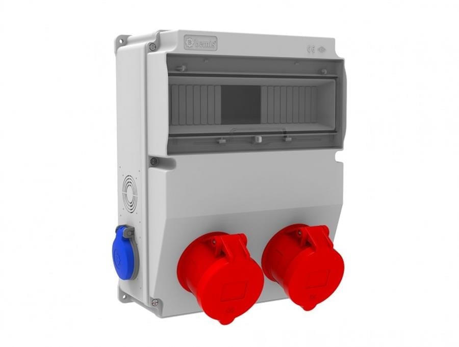 BEMİS BMS-BD6-2234-2020 Ön 2 Ad. 5/32A. 380V. Yan 2 Ad. 1/16A. 220V.