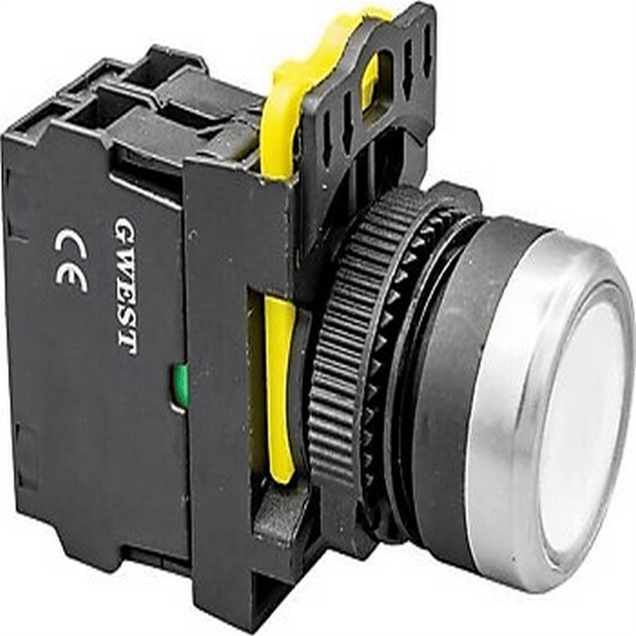 GWEST GWEST-6025 A5-31D-24 IŞIKLI YAYLI BUTON (24VAC/DC) BEYAZ
