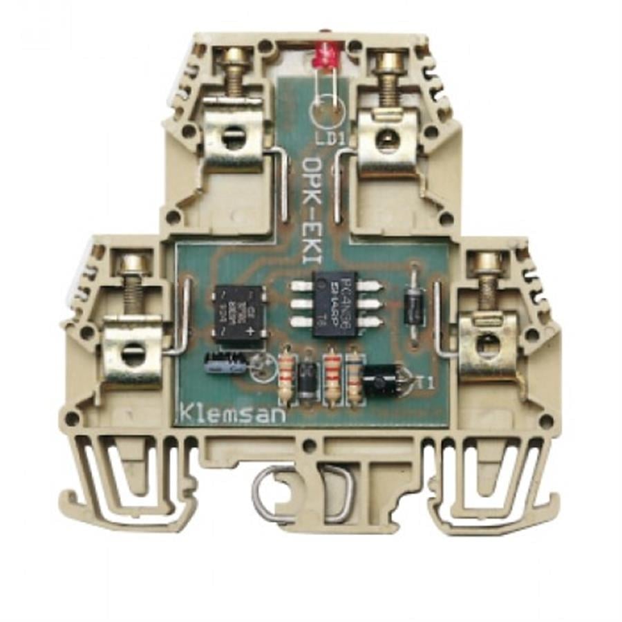 KLEMSAN KLM112220 OPK-EKI 24 VAC/DC OPTO-KUPLÖR TERMİNAL BLOĞU