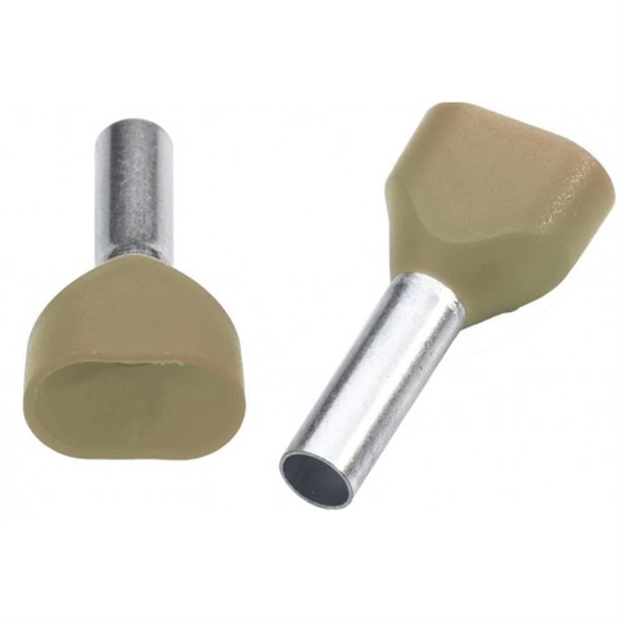 KLEMSAN KLM572080 IKY 2X10,0/14 FİLDİŞİ GRİ ÇİFT GİRİŞLİ YÜKSÜK