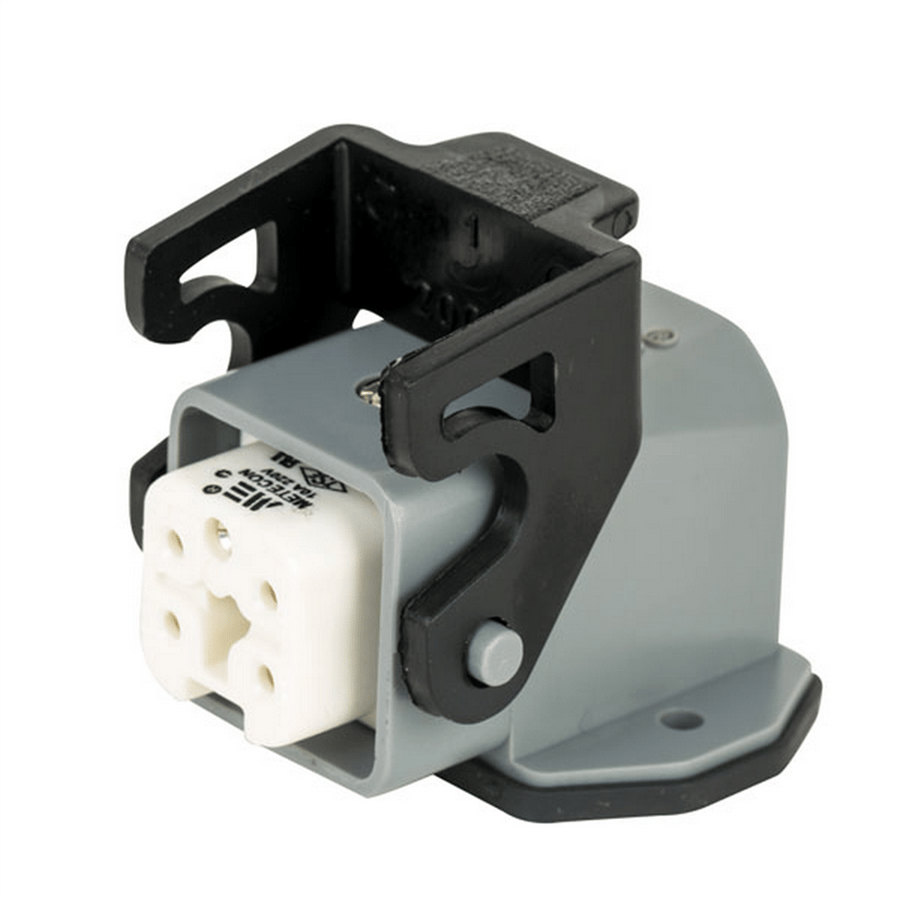 METE ENERJİ MT403069 5x10A. EĞİK MAKİNE PRİZİ ARKA GİRİŞLİ