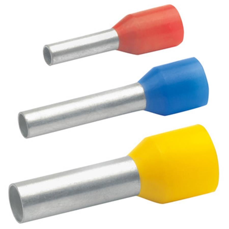ŞAFAK KLK-4726 Insulated cable end-section=1,5mm2, L=6mm, black,