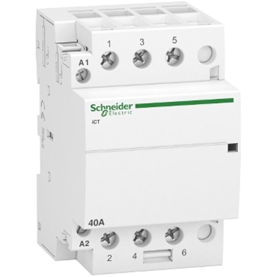 SCHNEIDER SCHA9C20843 iCT Sessiz Kontaktörler, 40A 3NO 220-240 VAC