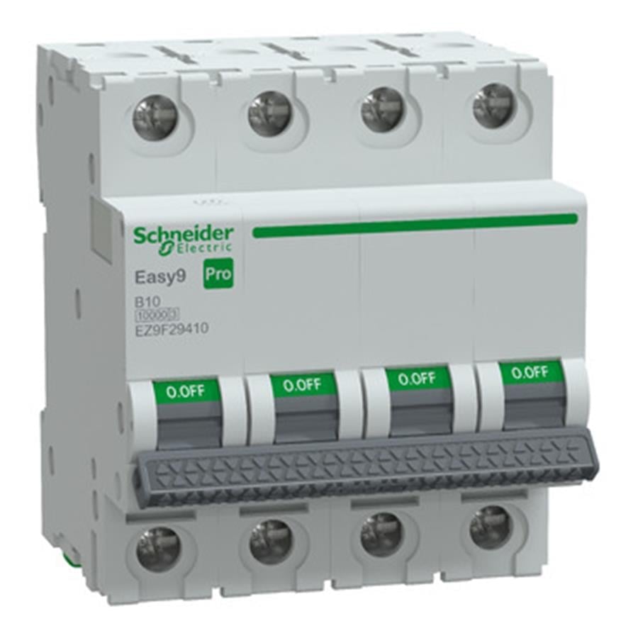 SCHNEIDER SCHEZ9F29410 Pro Sigorta  4P B Eğrisi  10A 10 kA