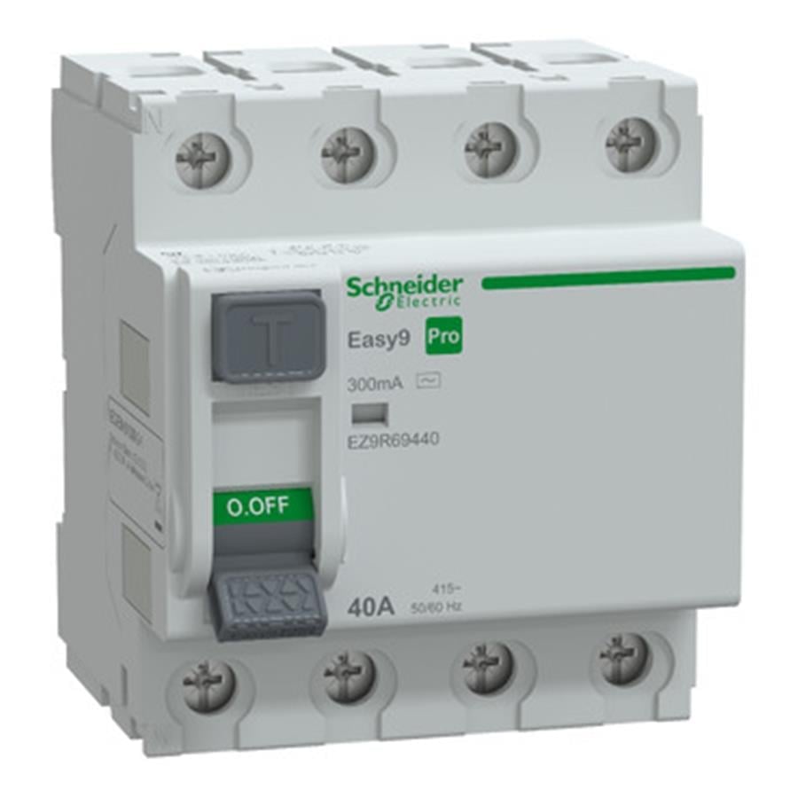 SCHNEIDER SCHEZ9R69440 Pro KAK 4P 40A 300mA AC Tipi 415V