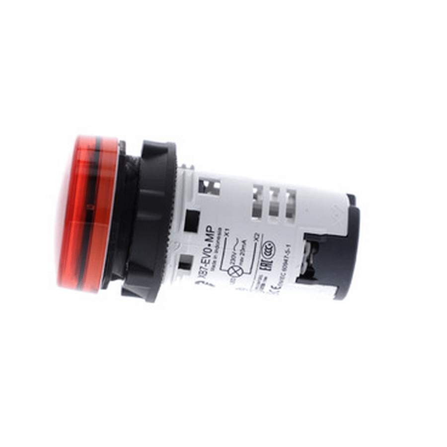 SCHNEIDER SCHXB7EV04MP ROUND PILOT LIGHT DIAM 22 IP 54 RED INTE
