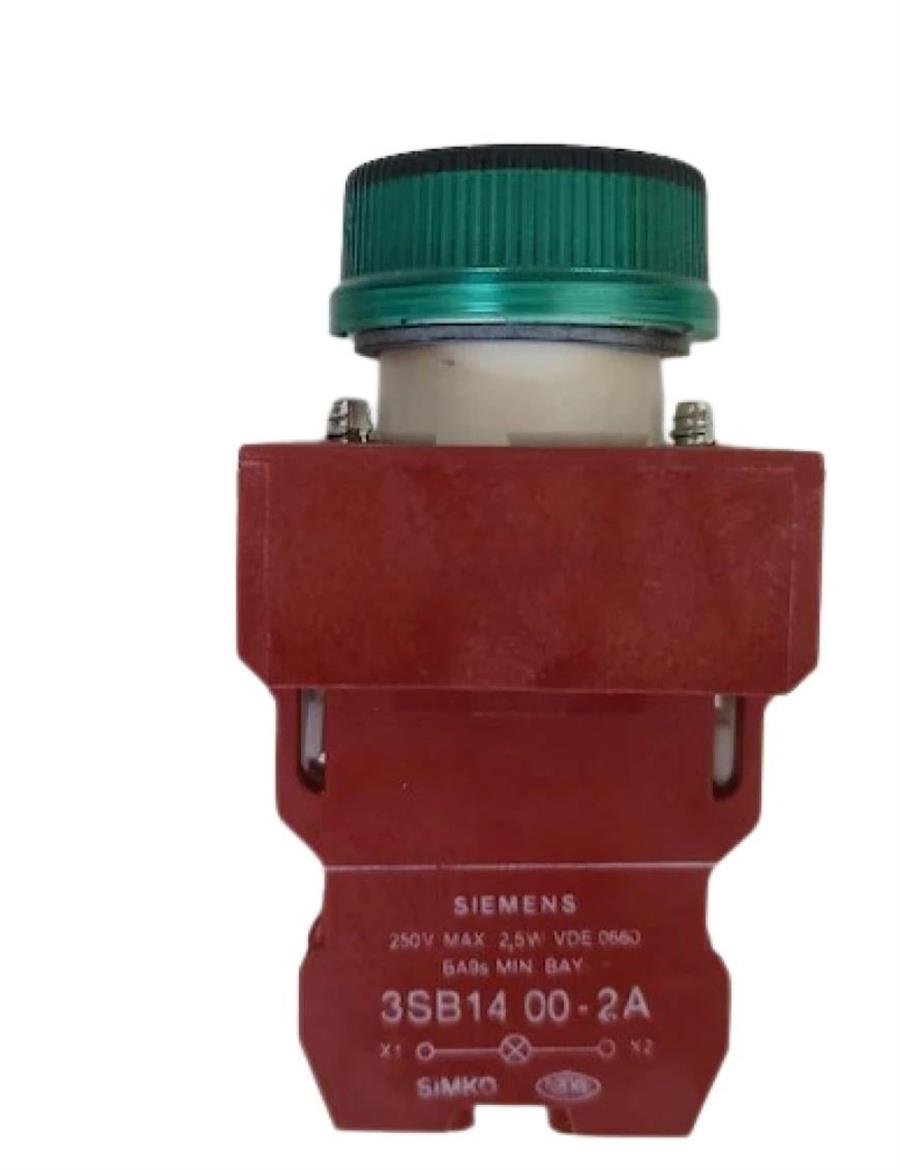 SIEMENS SMS3SB1204-6CE06 KOMPLE SİNYAL LAMBASI, IP 65 KORUMALI, KOMPLE YEŞİ