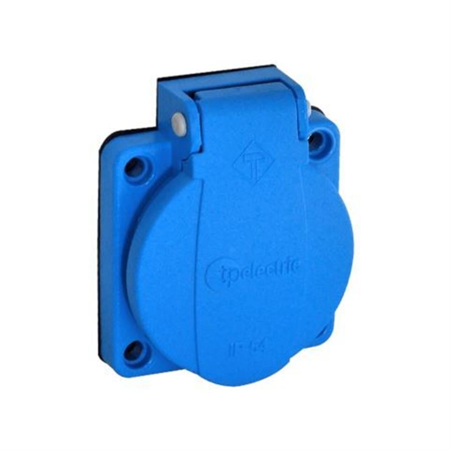 TP ELEKTRİK TP-3101-310-0900 1x16A - Pano Prizi (16A) (Mavi)