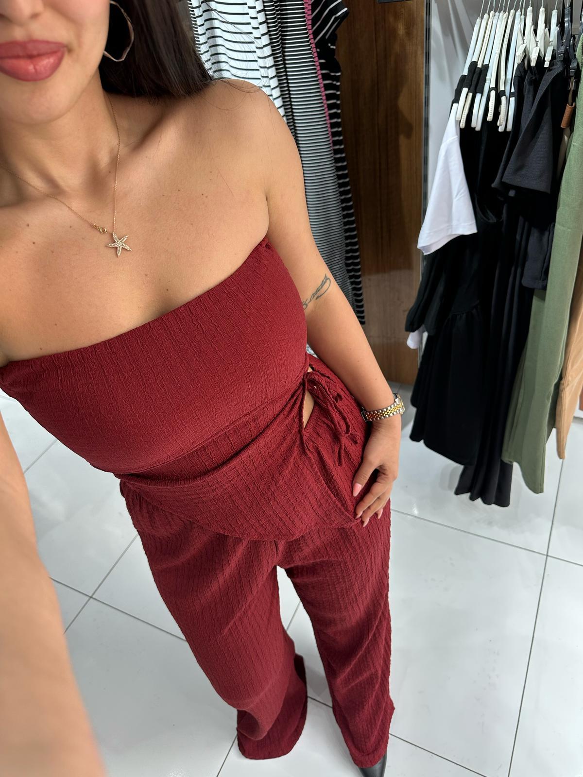 Bordo Straplez Takım
