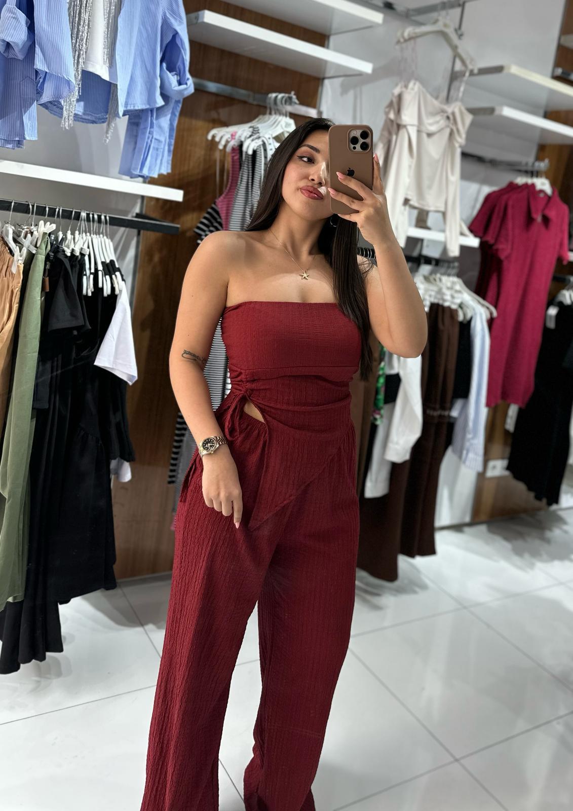 Bordo Straplez Takım