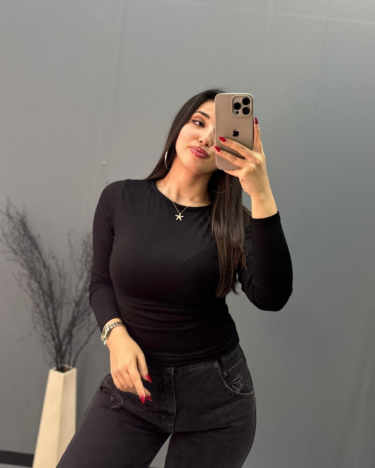 Siyah Büzgülü Basic