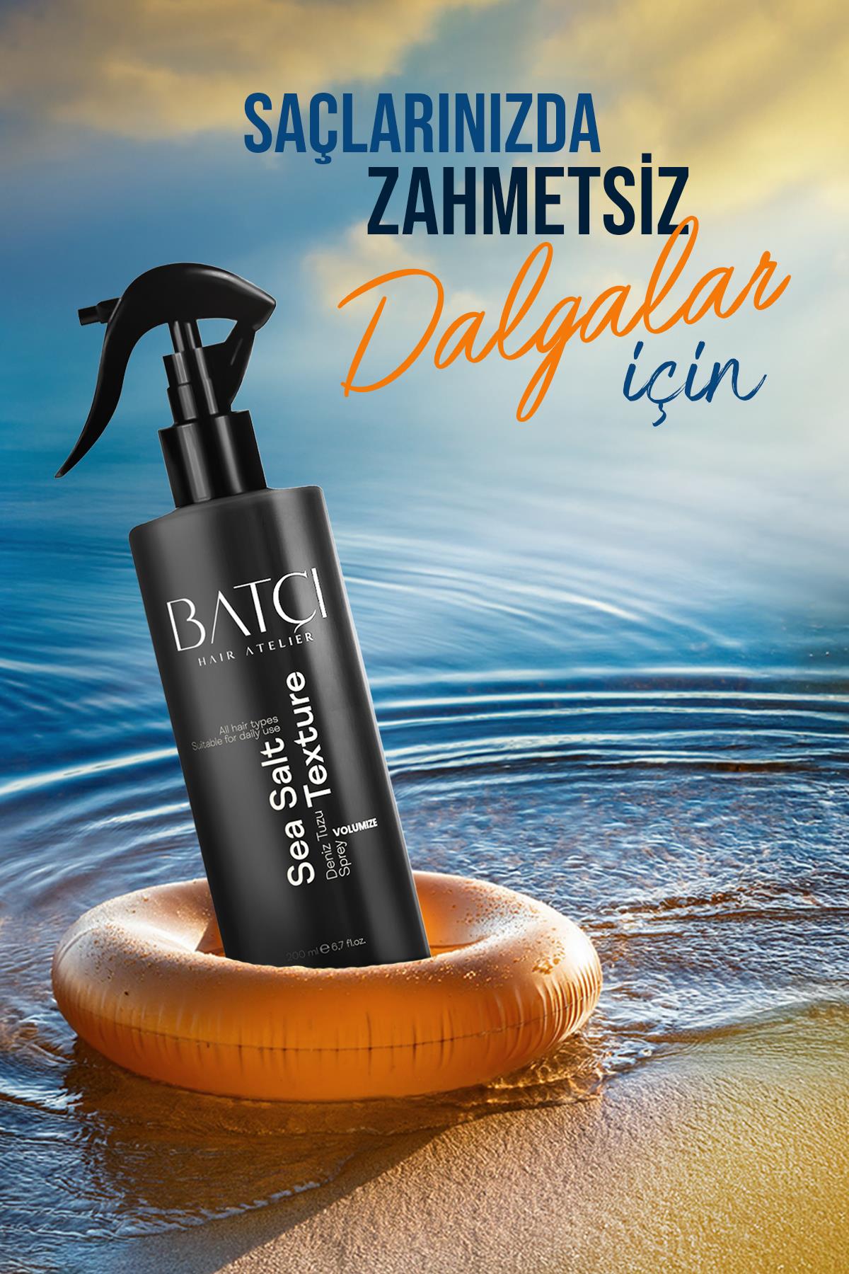 Hacim Ve Dolgunluk Veren Deniz Tuzu Saç Spreyi 200 ml