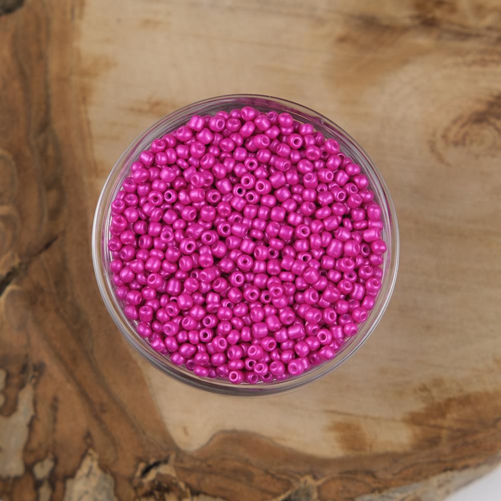 ABC Kum Boncuk Fuşya 3 mm 500 Gram 8/0 - A-1