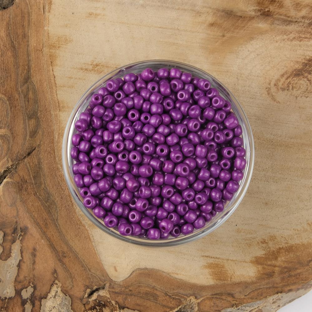 ABC Kum Boncuk Mürdüm 4 mm 500 Gram 6/0 - 666