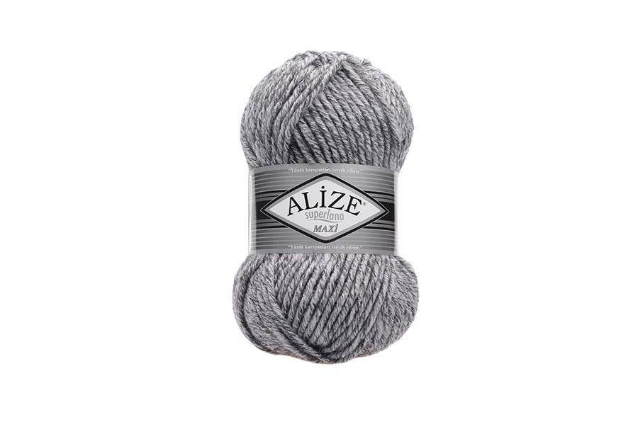 Alize Superlana Maxi Jaspe Gri-801