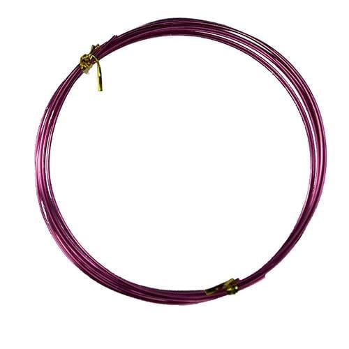Emaye Kaplı Pembe Renk Bakır Tel 1 mm