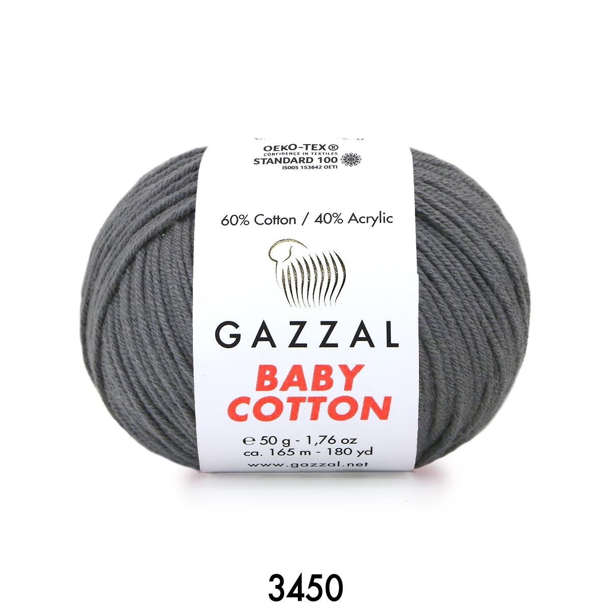 Gazzal Baby Cotton Füme Bebek Yünü-3450