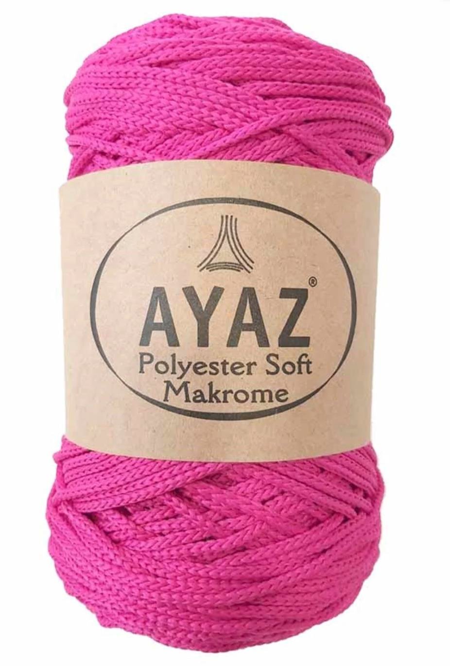 Polyester Soft Makrome İpi 1137 Fuşya