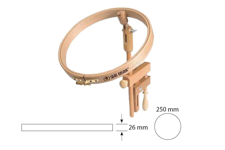 Şirin Kasnak Mengene Sistemli Masa Bağlantılı Kasnak 264-8 25 cm