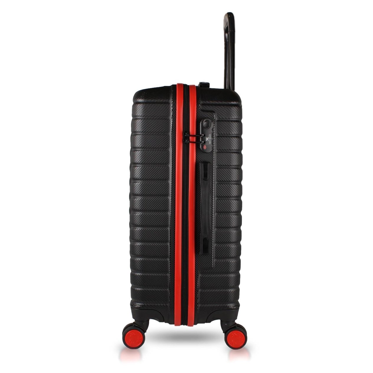 My Valice Croc Abs Cabin Medium ve Large Size Set of 3 Luggage Set Black