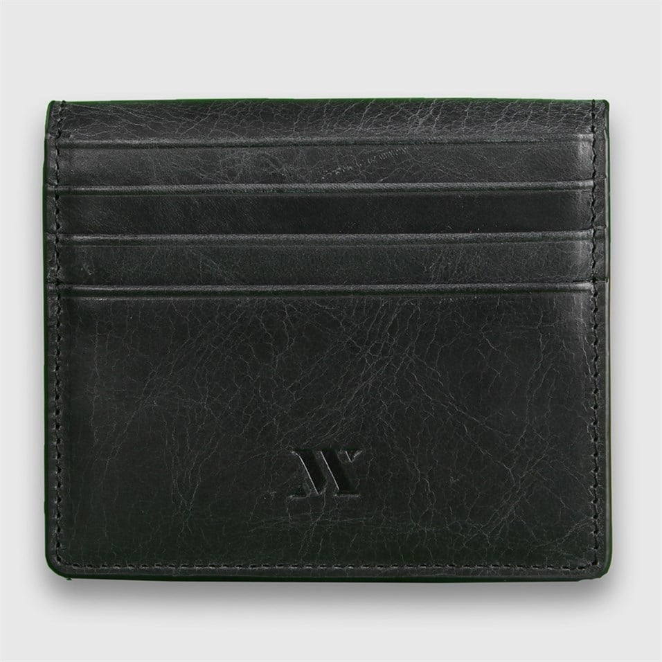 My Valice Men Magnetic Genuine Leather Wallet and Card Holder 1805 Black
