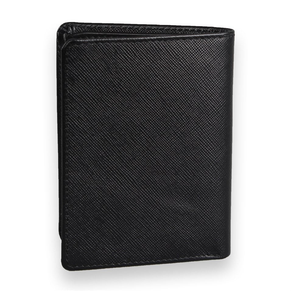 My Valice Men Genuine Leather Wallet and Cardholder 1820 Black