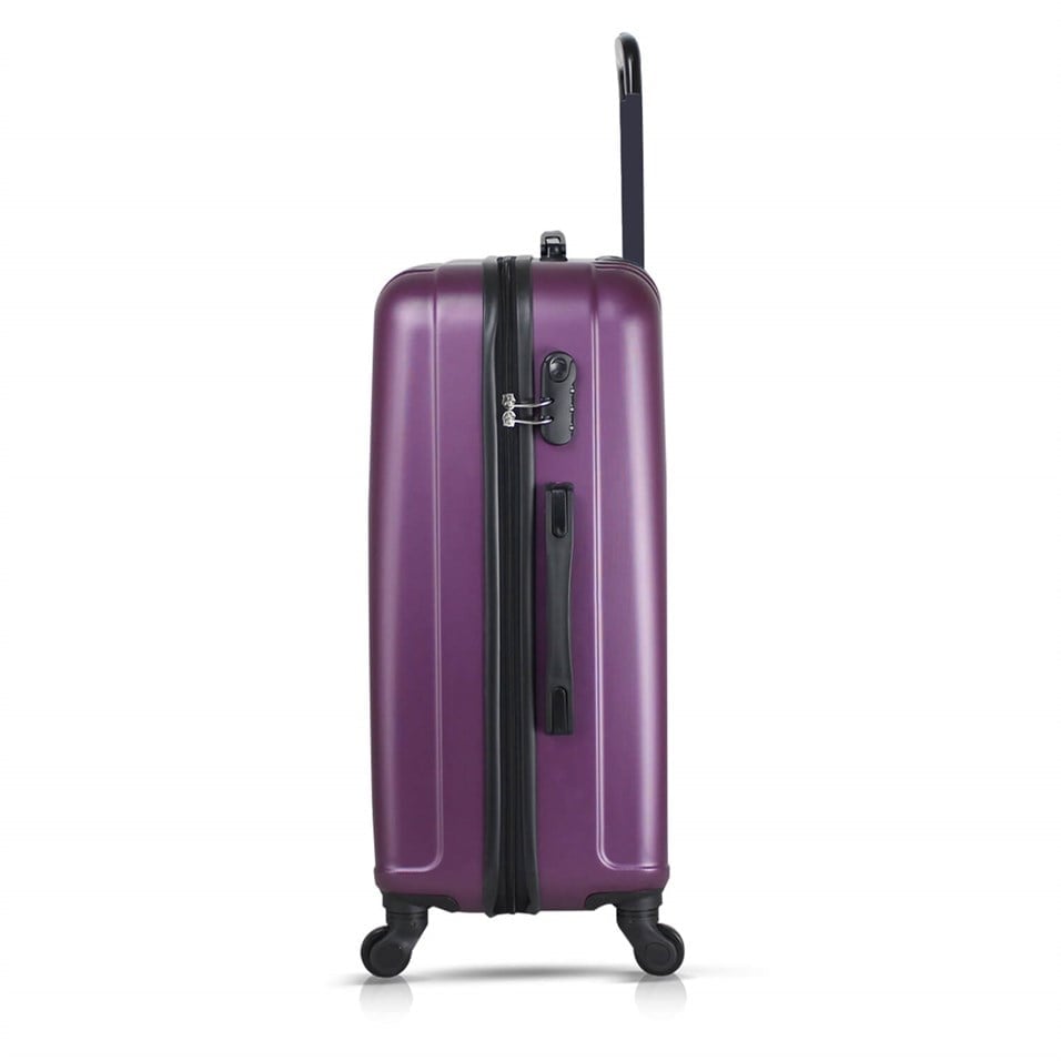My Valice Expo Abs Suitcase Medium Size Purple