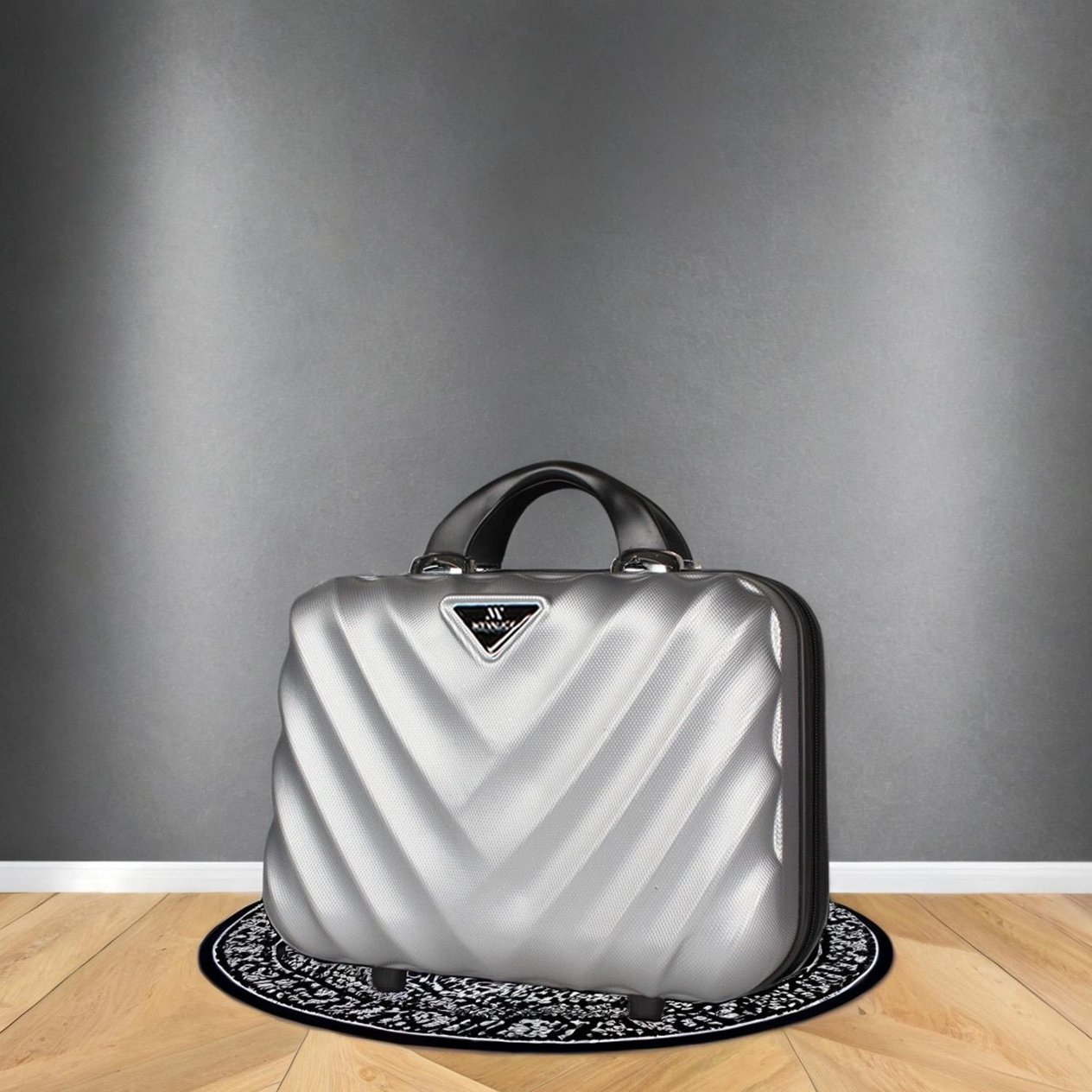 My Valice Lotus Abs Makeup Bag & Hand Luggage Grey