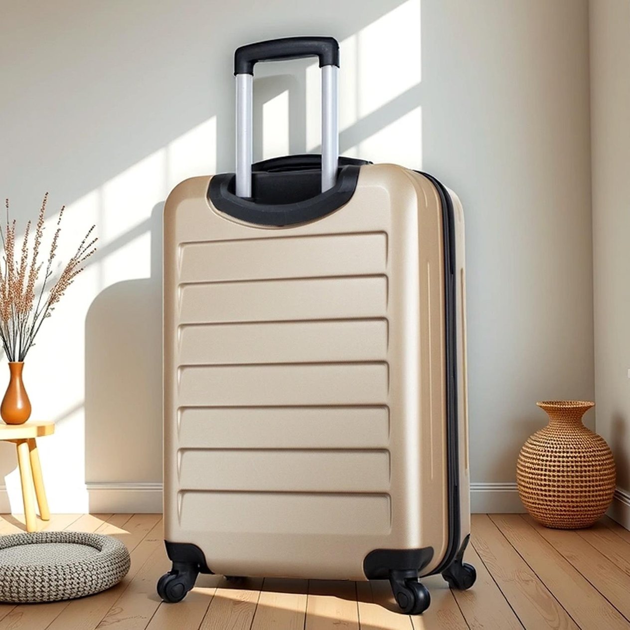 My Valice Ruby Abs Suitcase Large Size Gold