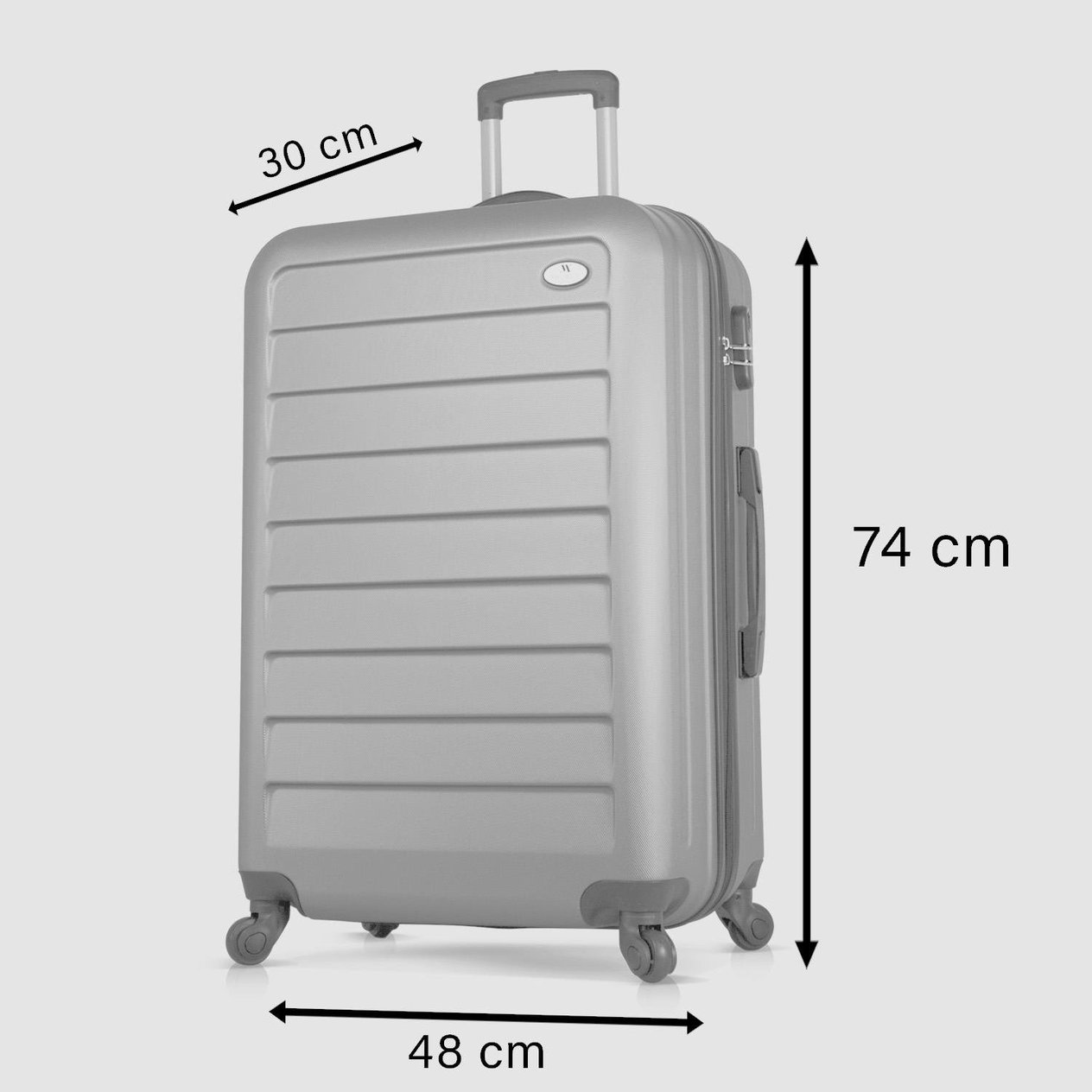 My Valice Ruby Abs Suitcase Large Size Blue