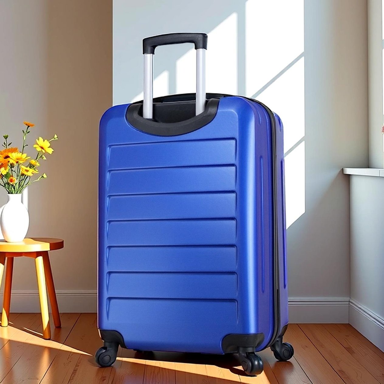 My Valice Ruby Abs Suitcase Large Size Blue
