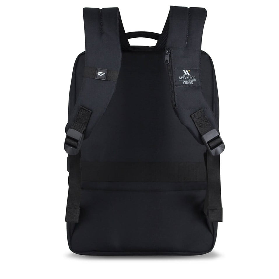 My Valice Smart Bag ACTİVE Usb Şarj Girişli Slim Notebook Sırt Çantası Siyah