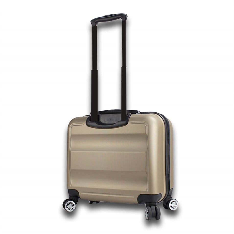 My Valice Smart Bag Exclusive With USB Charging Port Pilot Hostess Size Gold