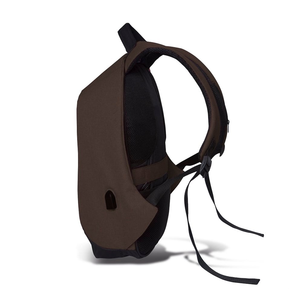 My Valice Smart Bag SECRET Usb Şarj Girişli Akıllı Sırt Çantası Kahverengi