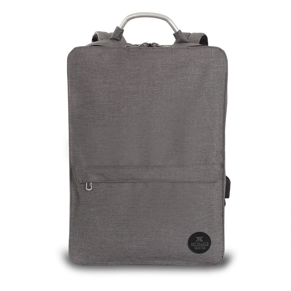 My Valice Smart Bag Usb Şarj Girişli Akıllı Sırt Çantası 1210 Antrasit