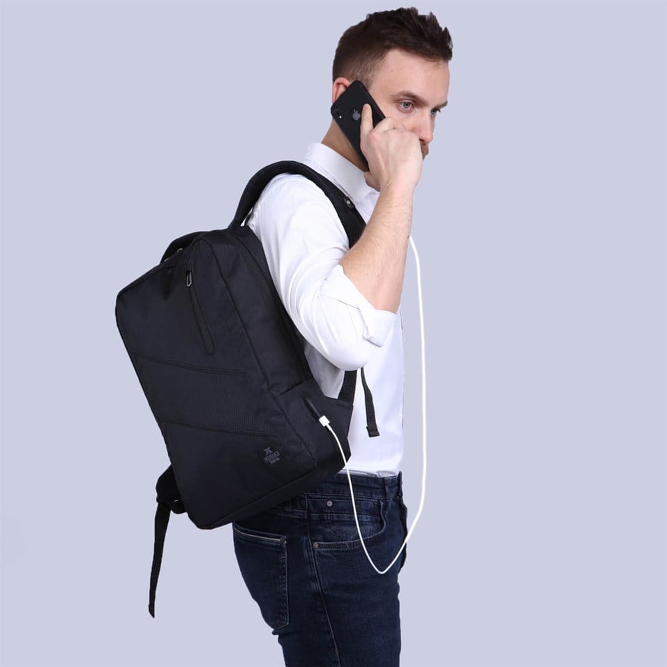 My Valice Smart Bag Usb Şarj Girişli Akıllı Sırt Çantası 1209 Siyah