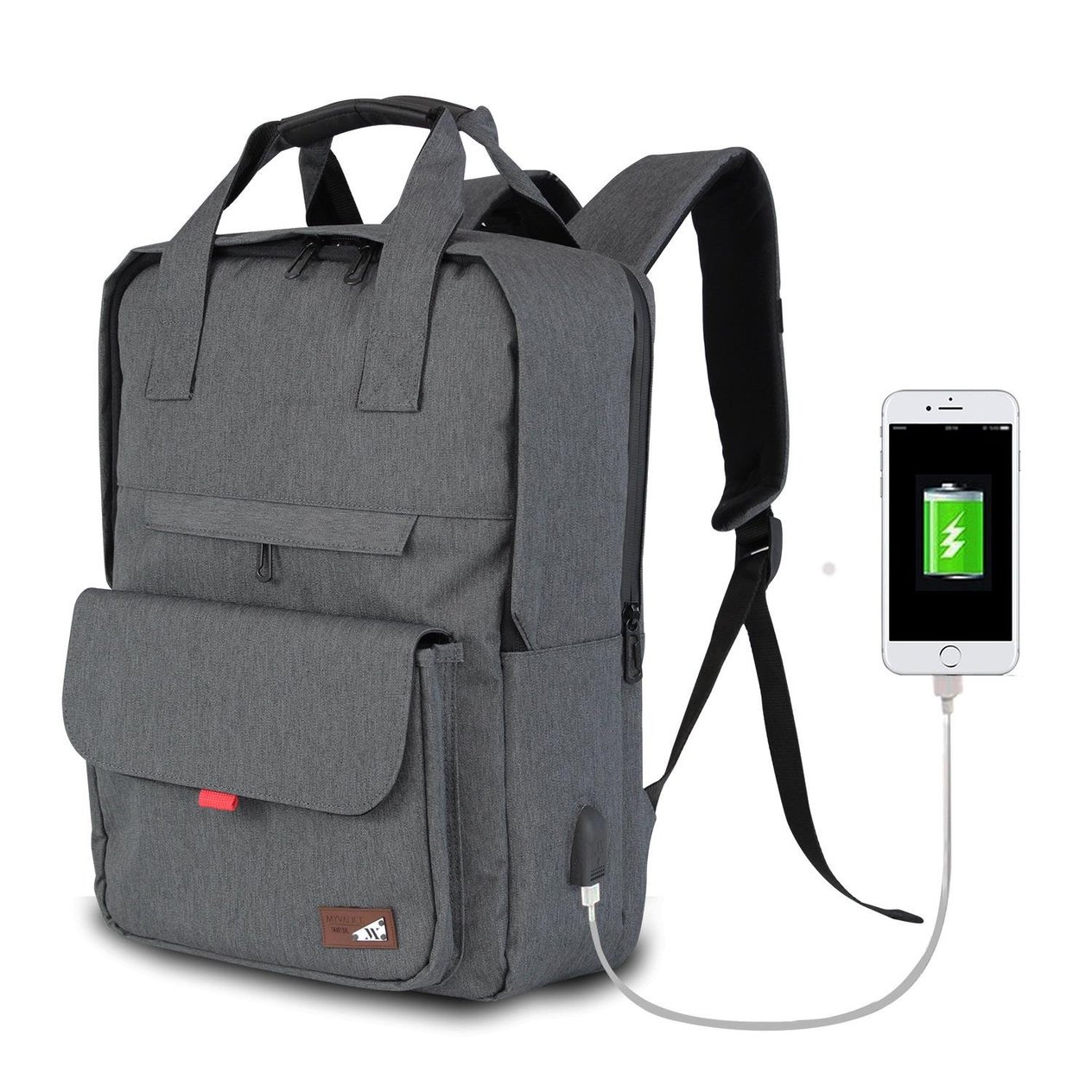 My Valice Smart Bag Usb Şarj Girişli Akıllı Sırt Çantası 1205 Füme