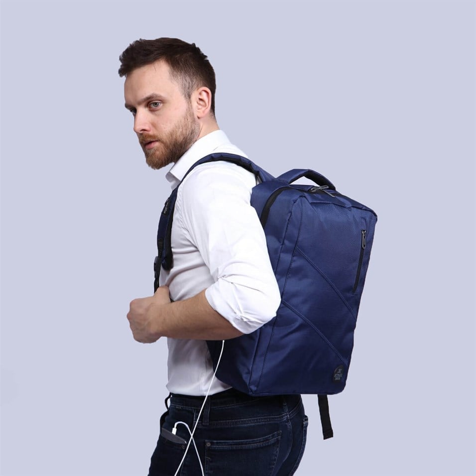 My Valice Smart Bag Usb Şarj Girişli Akıllı Sırt Çantası 1209 Lacivert