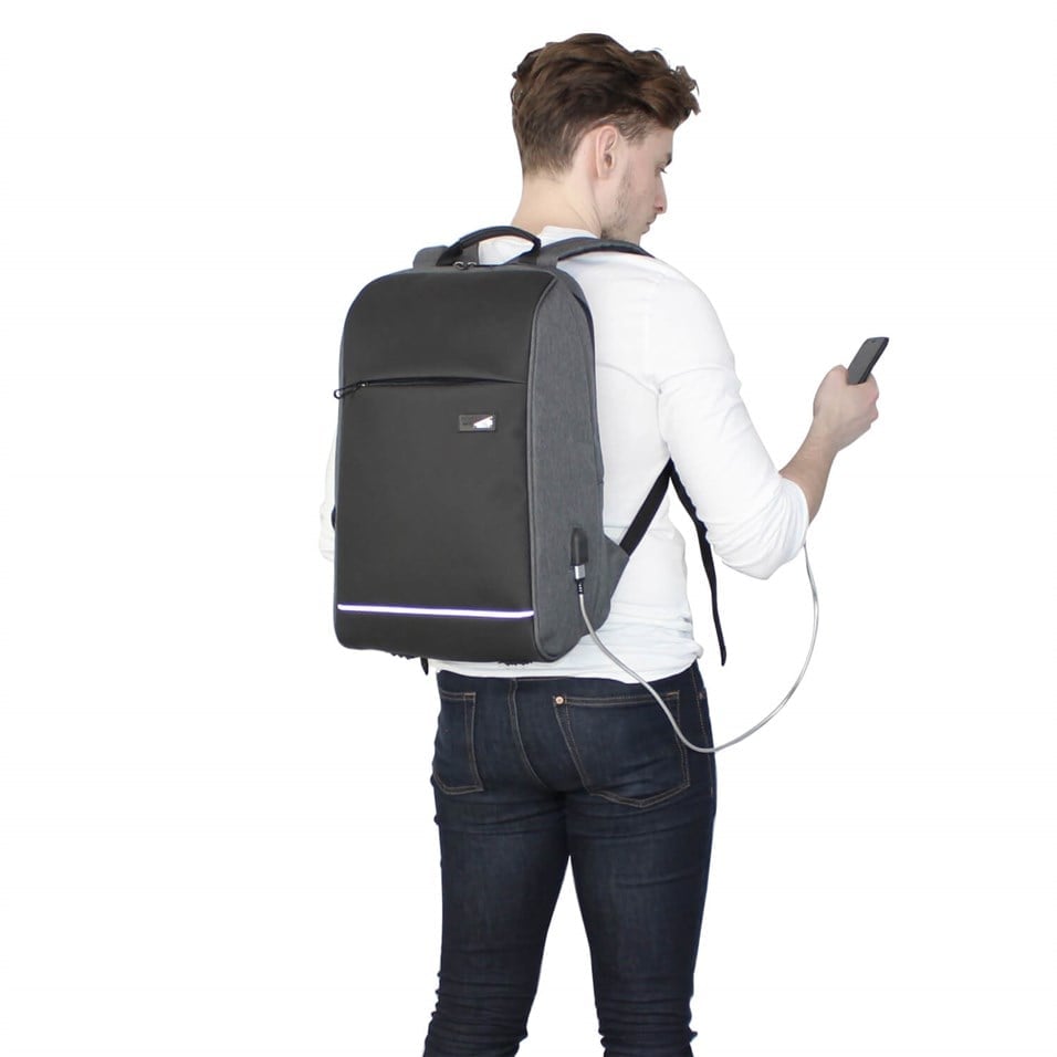 My Valice Smart Bag Usb Şarj Girişli Akıllı Sırt Çantası 1203 Gri