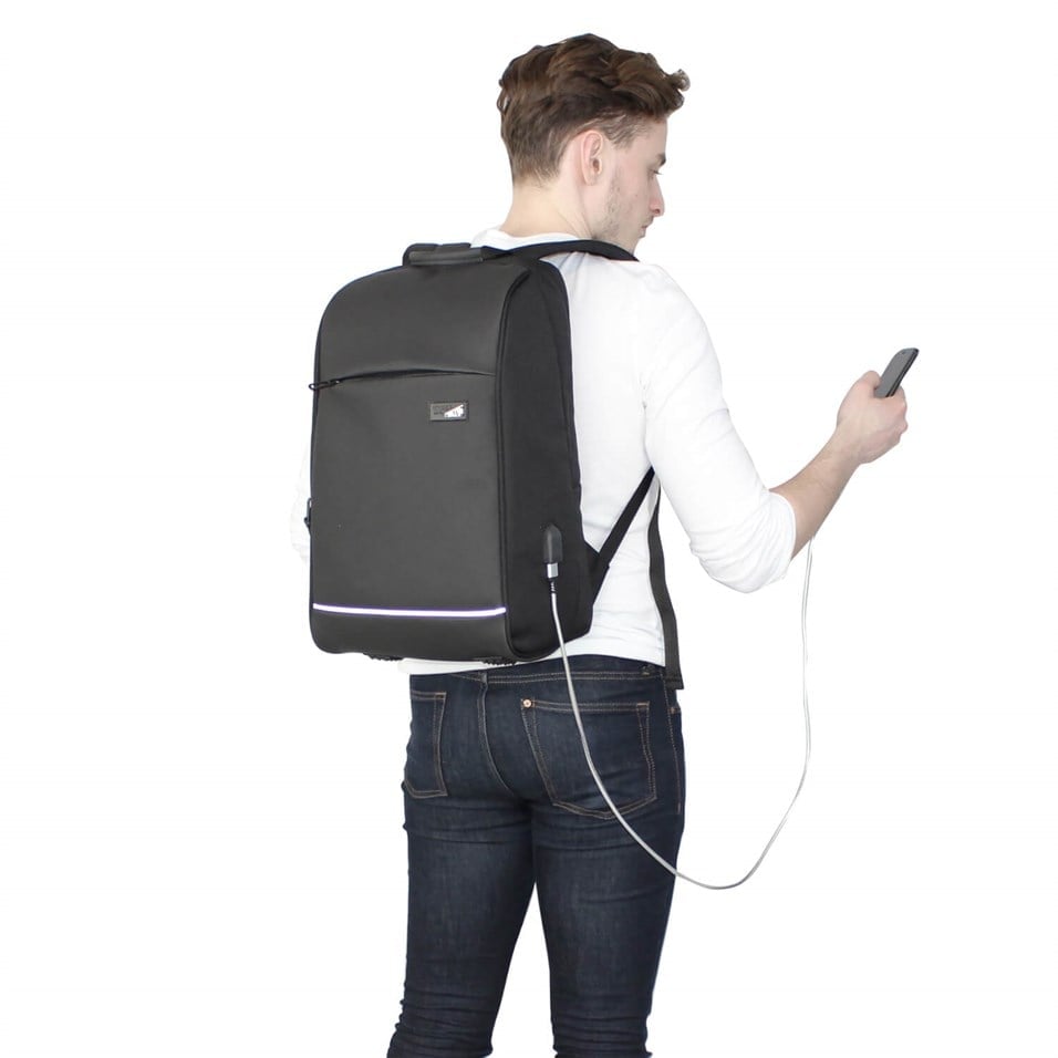 My Valice Smart Bag Usb Şarj Girişli Akıllı Sırt Çantası 1203 Siyah