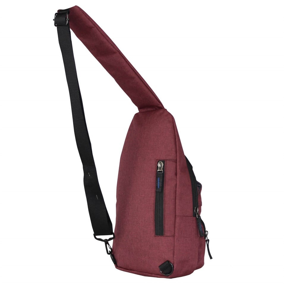 My Valice Smart Bag Usb'li Çapraz Göğüs Çantası 1503 Bordo